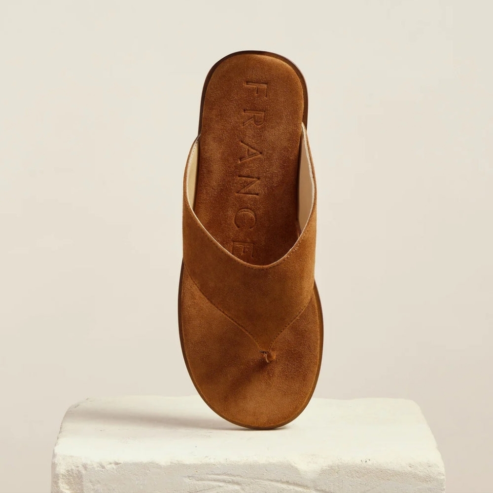 Dear Frances Billy Brown Slip On Sandals Size 38🌴